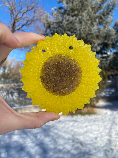 Large Detailed Sunflower Freshie