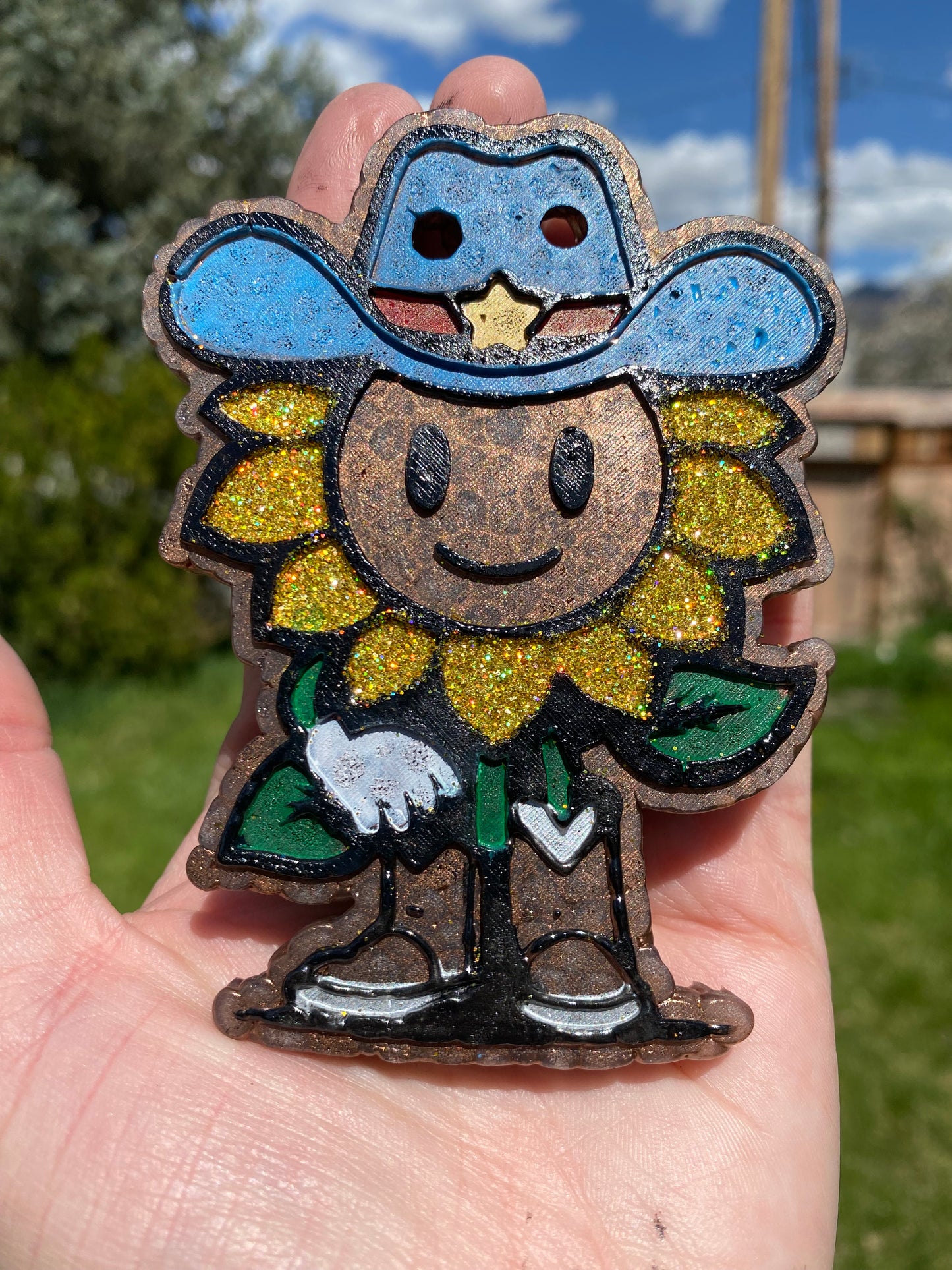 Cowboy Sunflower Mold