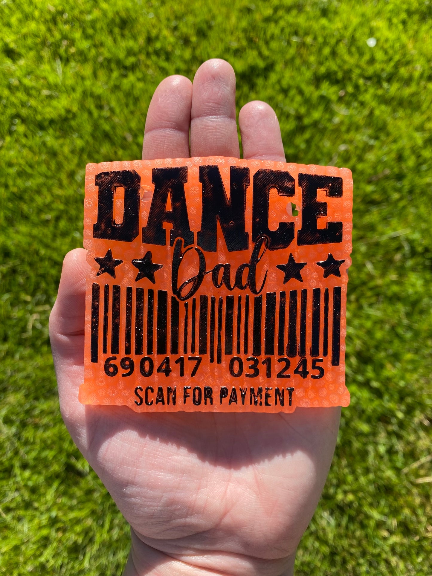 Dance Dad Scan for Payment Barcode Mold