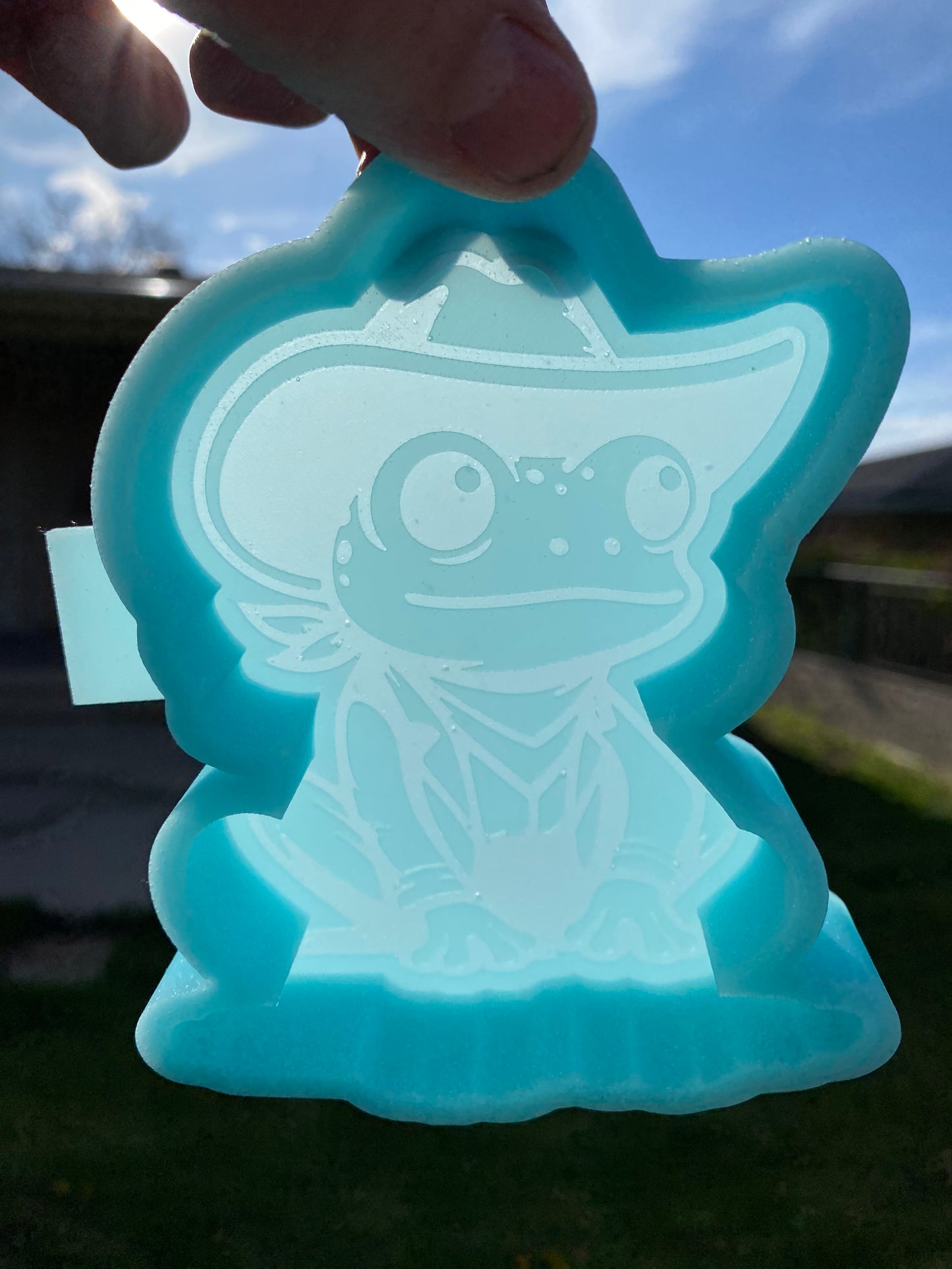 Cowboy Frog Mold