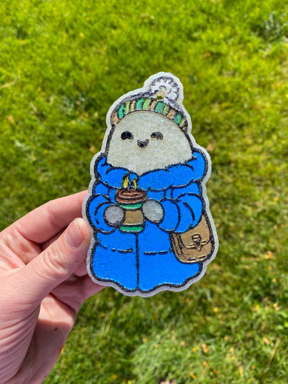 Winter Ghost with Coffee Freshie