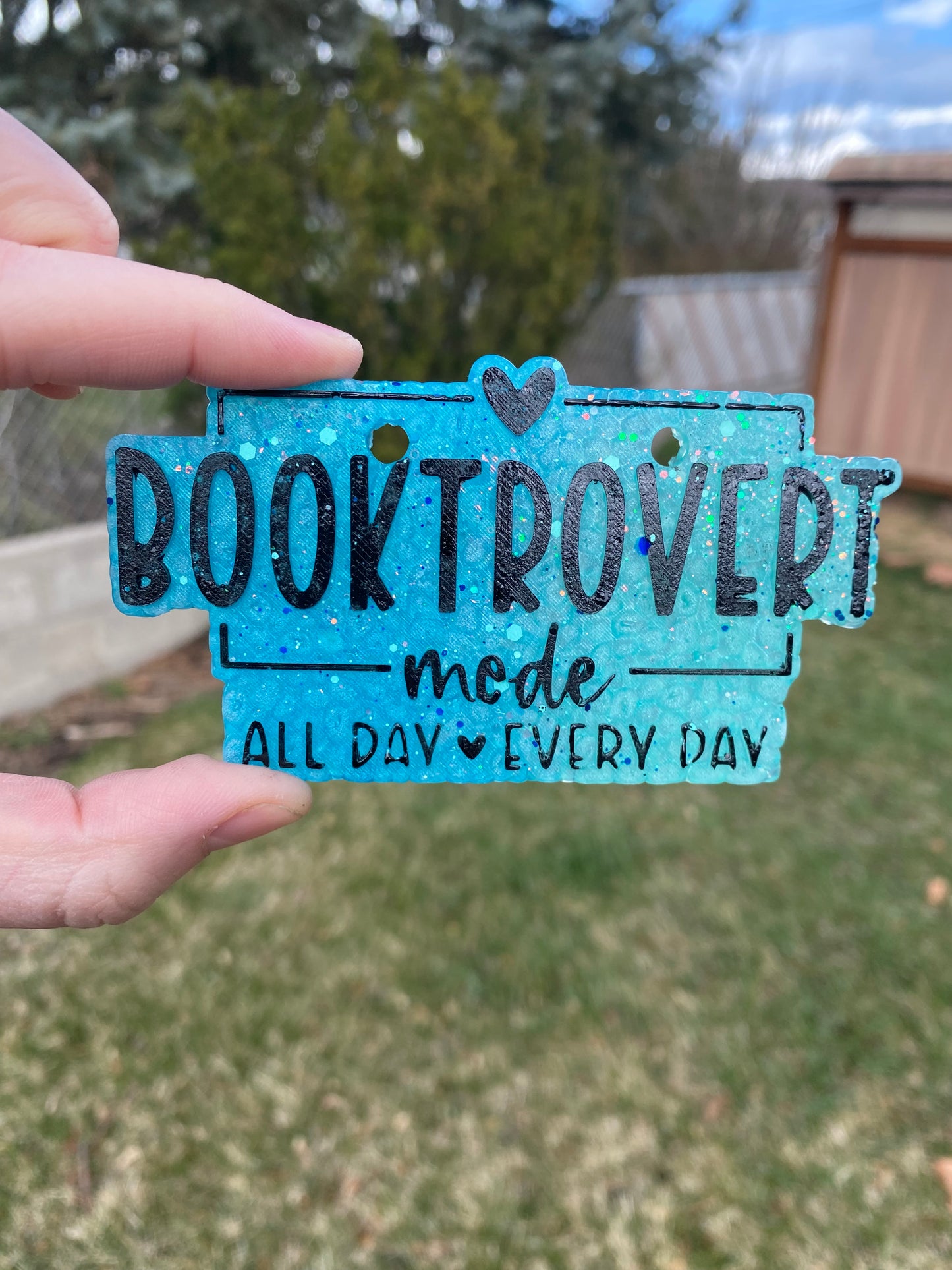 Booktrovert Freshie Mold