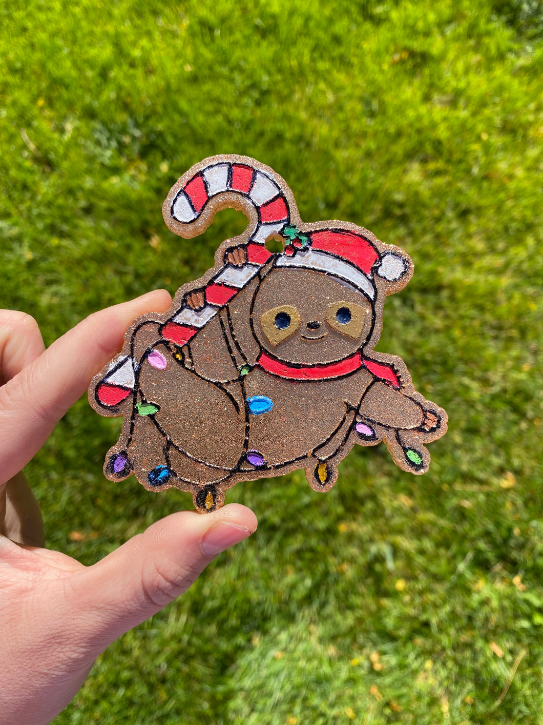 Christmas Sloth Freshie