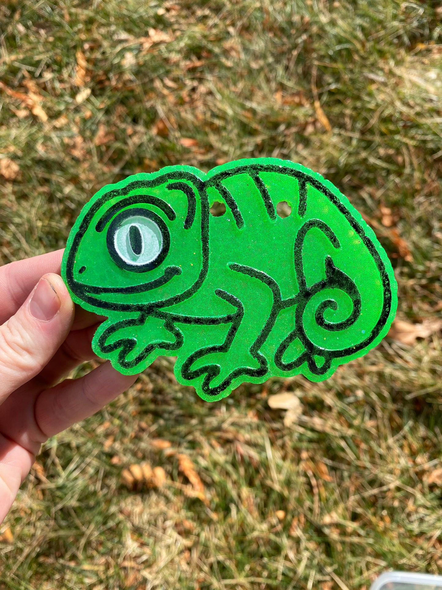 Chameleon Freshie Mold