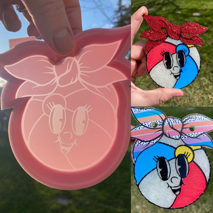 Beach Ball with Bow Mold