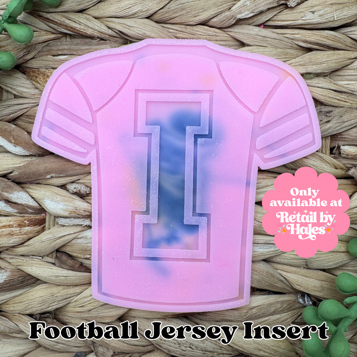 I Varsity Letter Football Jersey Insert Freshie Mold