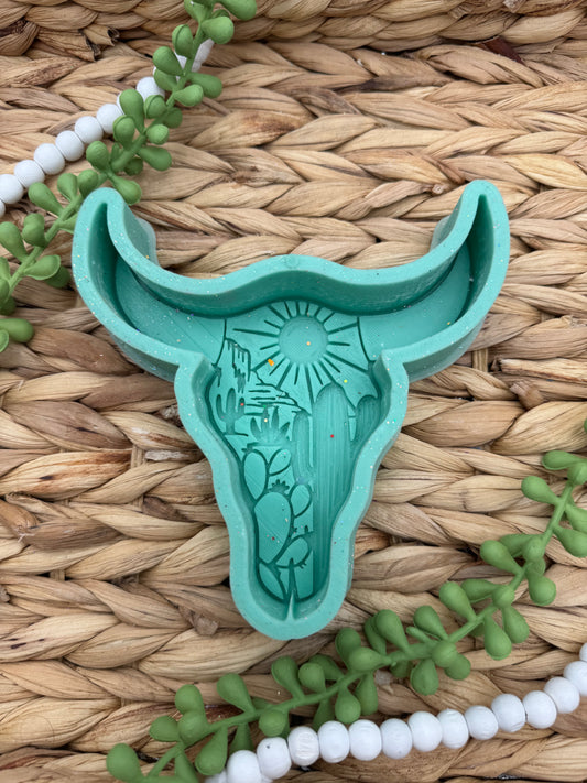 Bull Skull Desert Mold - USED - Nopalea