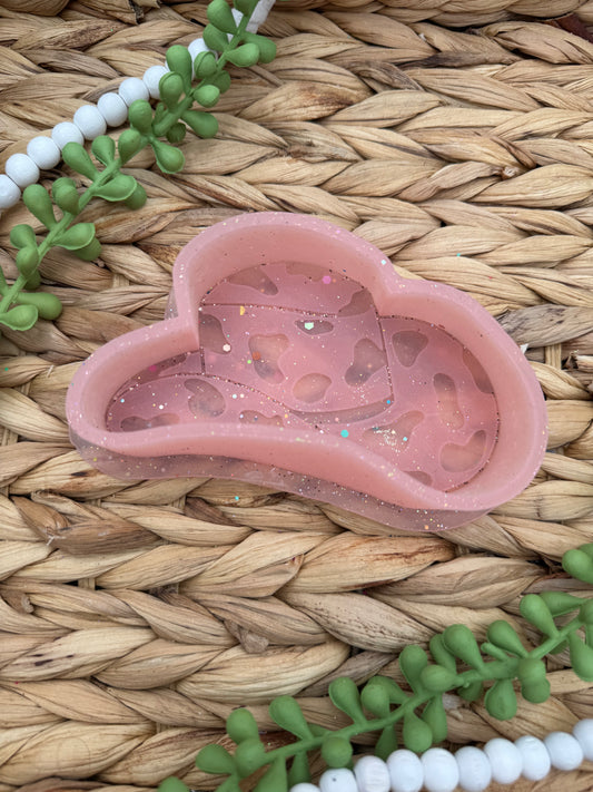 Cow Print Cowboy Hat Mold - USED - E2