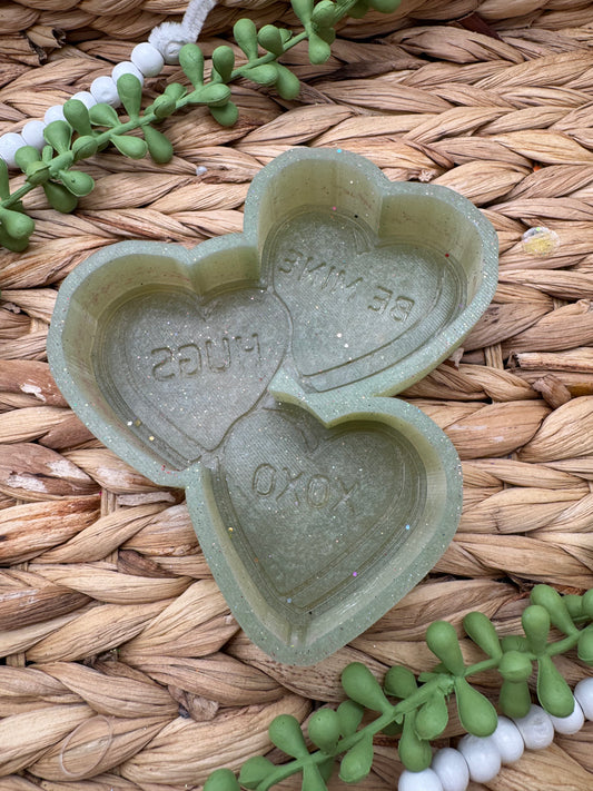 Triple Heart Stack Be Mine XOXO Hugs - USED - K&L