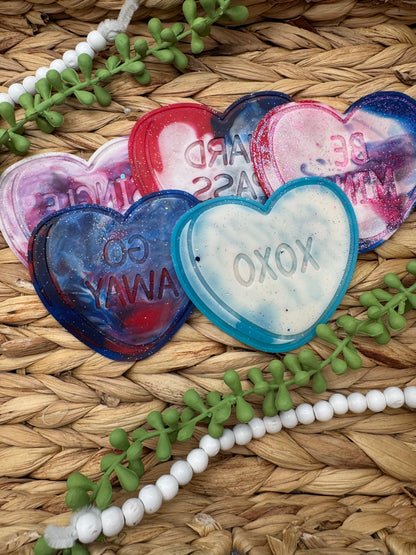 Conversation Heart Insert Set (5) + Base Mold - USED - Retail by Hales