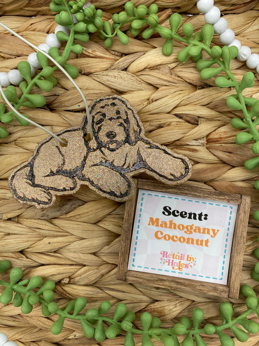 43- Goldendoodle Dog- Mahogany Coconut