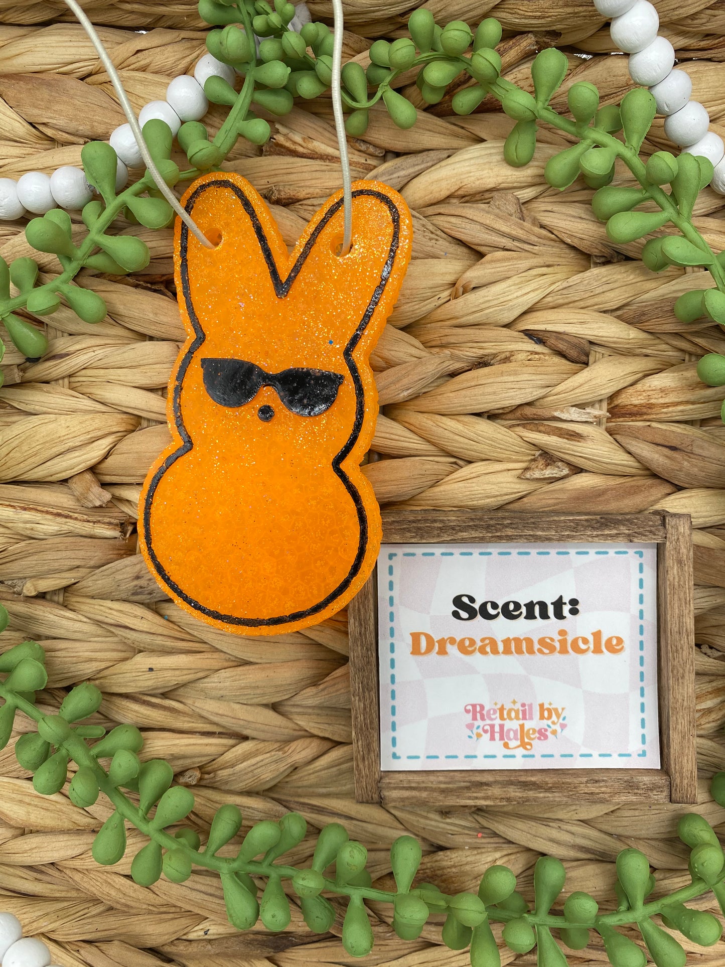 71- Easter Peep with Glasses- Dreamsicle