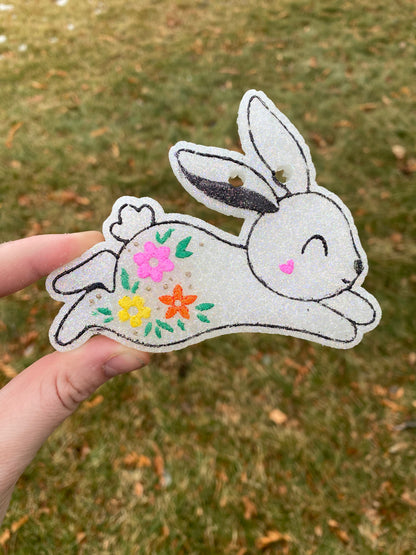 Flower Bunny Rabbit Freshie