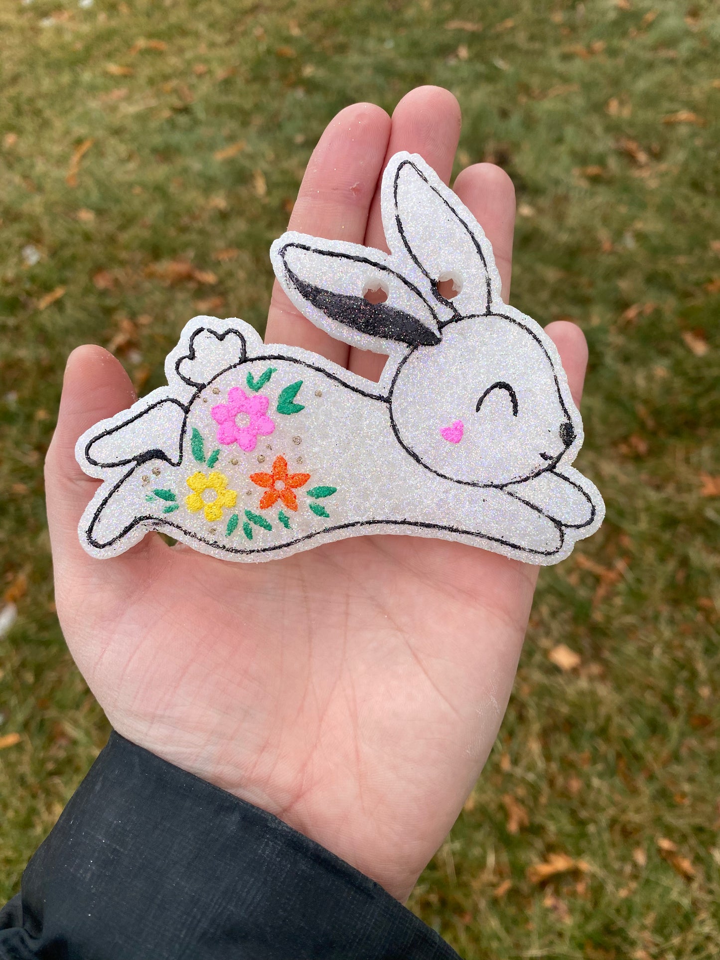 Flower Bunny Rabbit Freshie