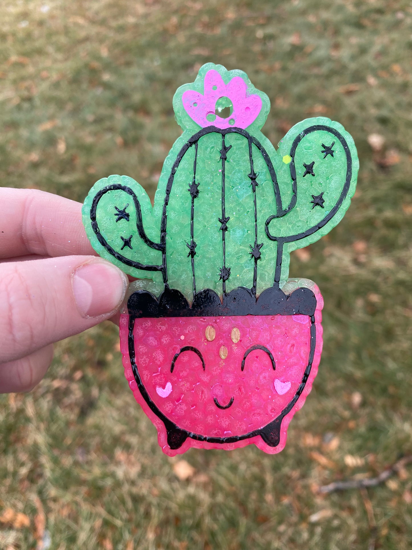 Smiley Cactus Freshie