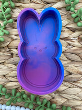 Load image into Gallery viewer, Bunny Freshie Mold for easter, car freshie designs oven safe silicone cross mold for resin cross easter mold for bath bombs, easter freshie
