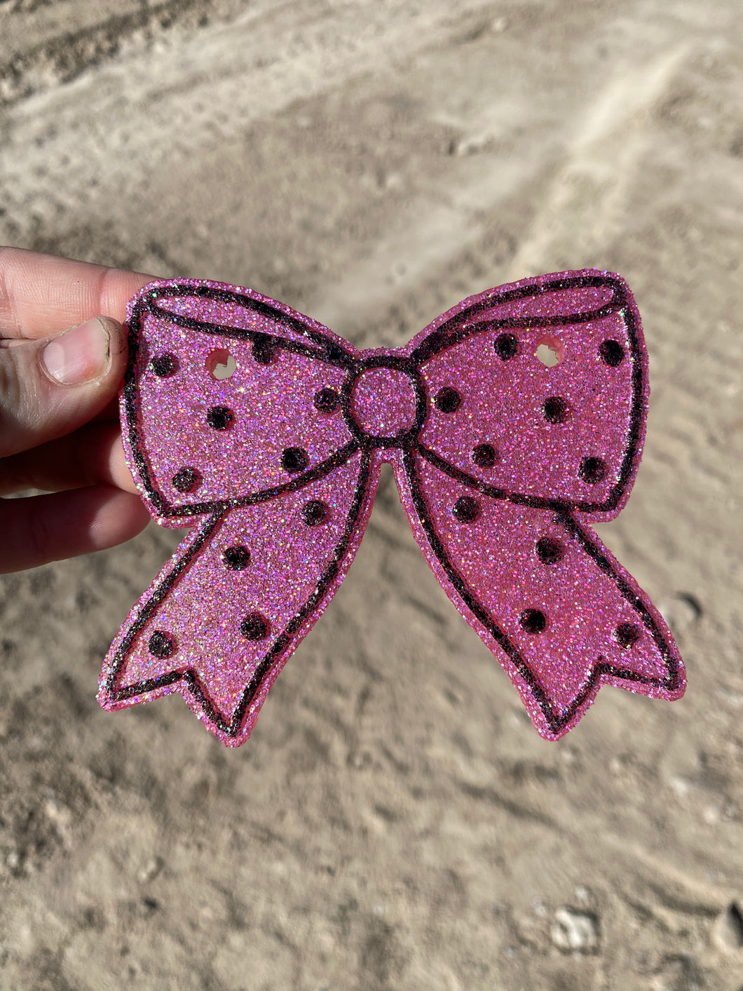 Polka Dot Bow Freshie