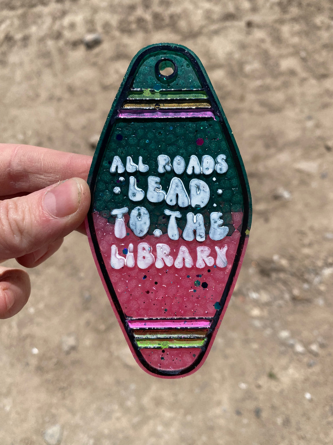 All Roads Lead to the Library Book Reading Freshie