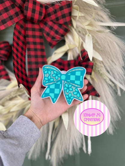 Flower Bow Insert Freshie Mold