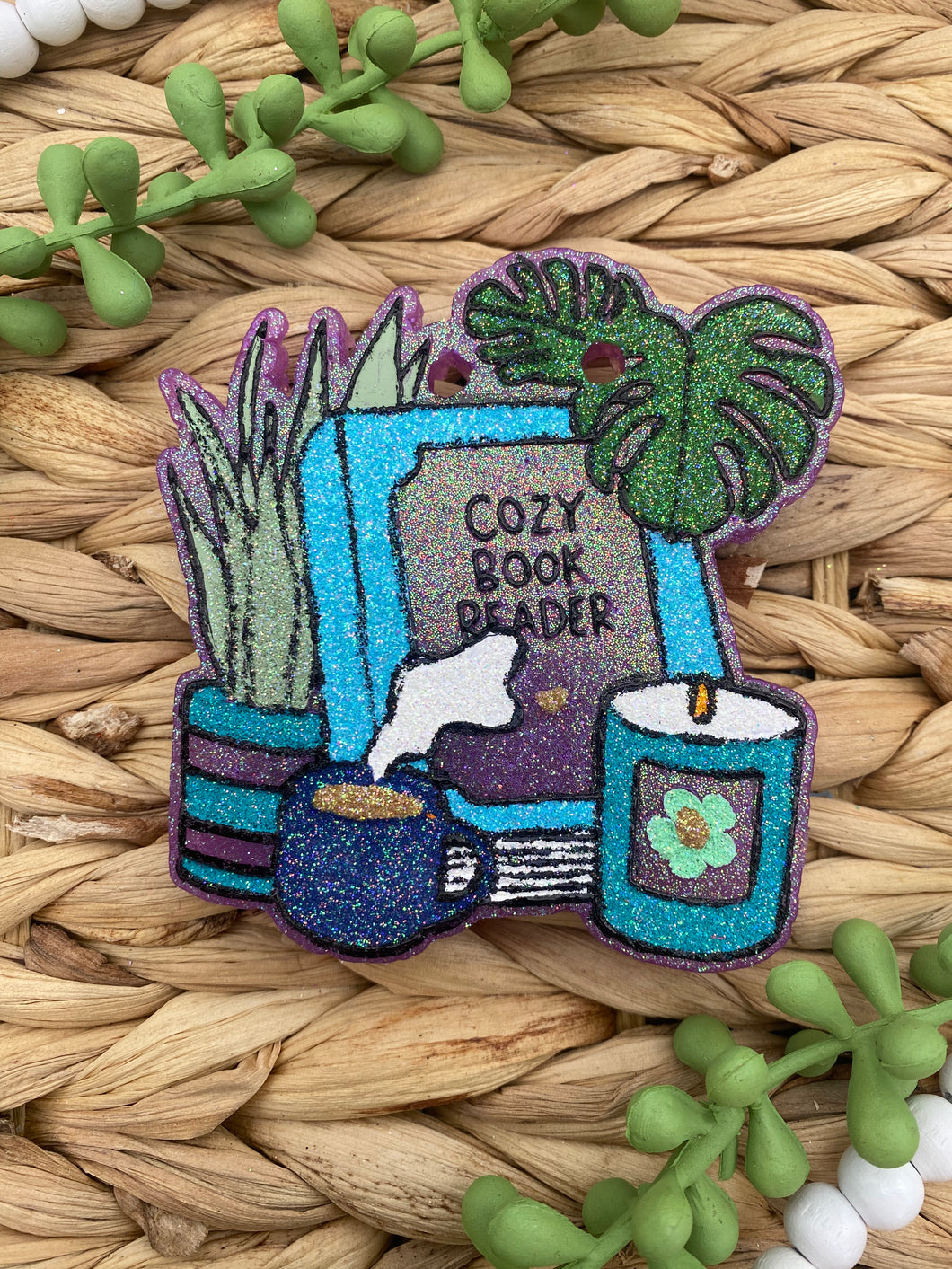 310-Cozy Book Reader - Teakwood Mahogany - Reading, Books, Booktok, Bookish