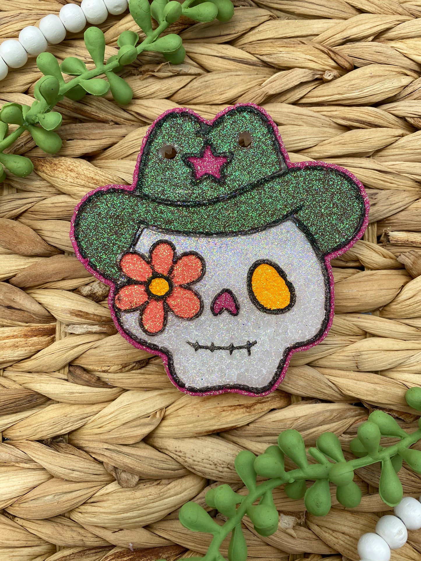 219 - Cowboy Skull - Suit Up - Western, Fall, Floral