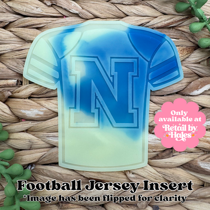 N Varsity Letter Football Jersey Insert Freshie Mold