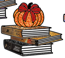 Load image into Gallery viewer, Pumpkin Book Stack
