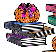 Load image into Gallery viewer, Pumpkin Book Stack
