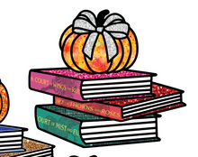 Load image into Gallery viewer, Pumpkin Book Stack
