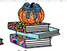 Load image into Gallery viewer, Pumpkin Book Stack
