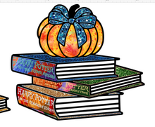 Load image into Gallery viewer, Pumpkin Book Stack
