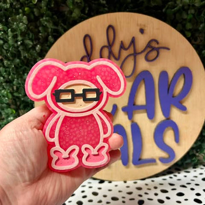 Alfie Christmas Story Pink Pajamas Freshie Mold