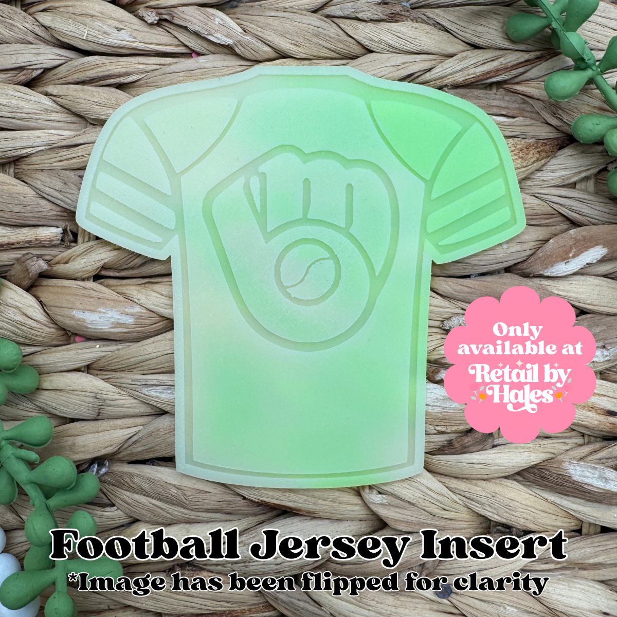 Brewer Football Jersey Insert Freshie Mold