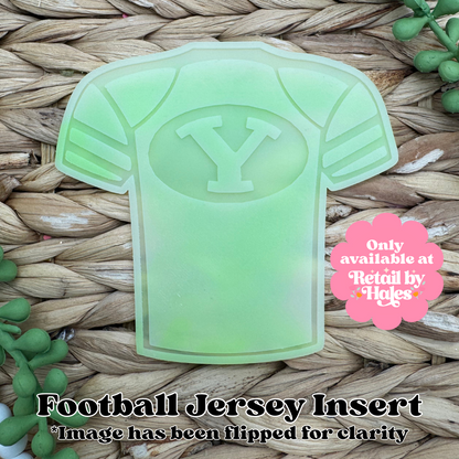 BYU Football Jersey Insert Freshie Mold
