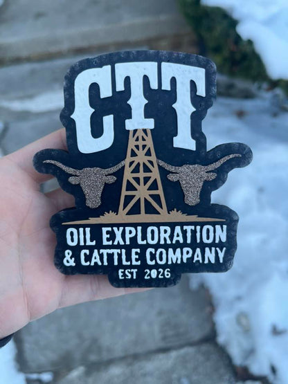 CTT Oil Exploration and Cattle Freshie Mold Landman