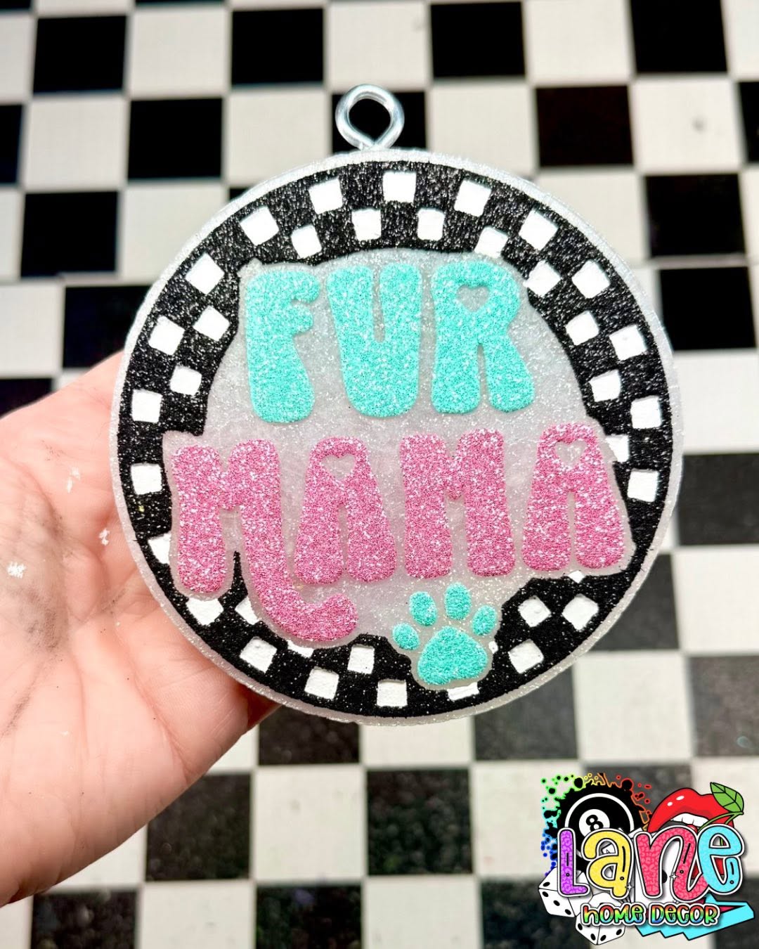 Fur Mama Round Insert for Circle Freshie Mold