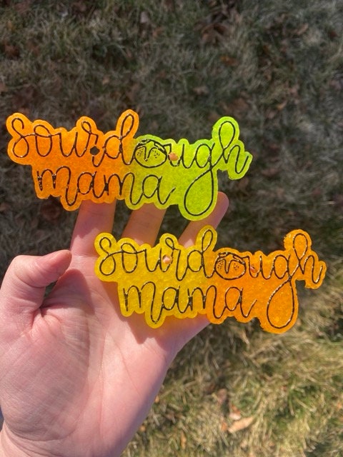 Sourdough Mama Freshie Silicone Mold, bread freshie, aroma bead molds, freshie making supplies, baker freshie molds, baking aromies