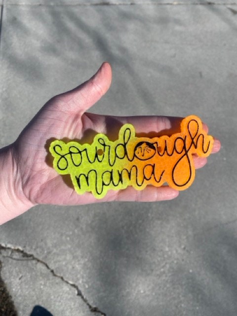 Sourdough Mama Freshie Silicone Mold, bread freshie, aroma bead molds, freshie making supplies, baker freshie molds, baking aromies