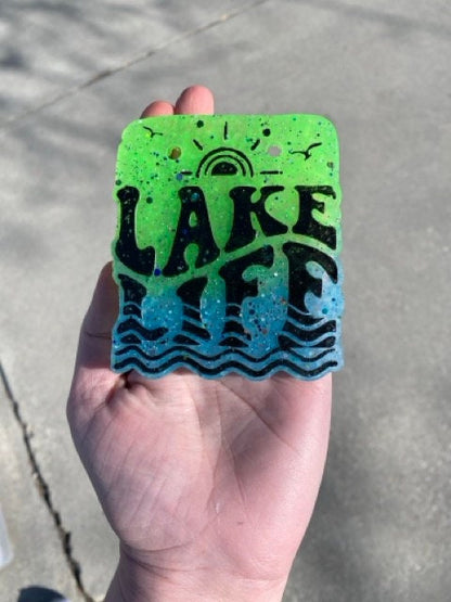 Lake Life Freshie Silicone Mold, aroma beads, freshie making supplies, popular freshie, best selling freshies, summer freshies, vacation