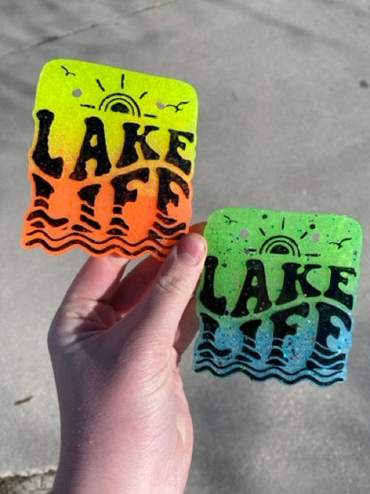 Lake Life Freshie Silicone Mold, aroma beads, freshie making supplies, popular freshie, best selling freshies, summer freshies, vacation