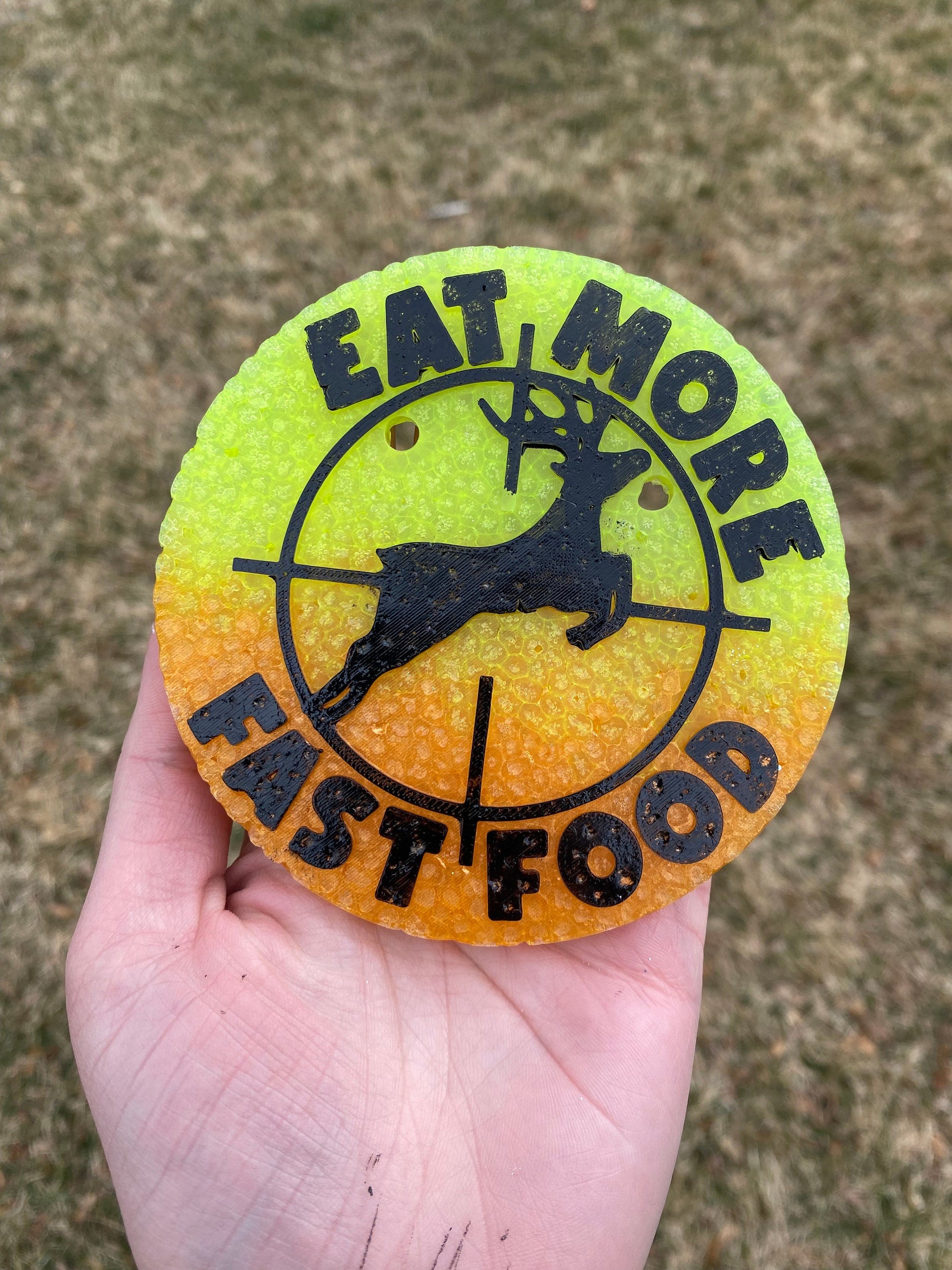 Eat More Fast Food Freshie Silicone Mold, fathers day,hunting freshie making supplies, husband freshie ideas, bestselling dad molds