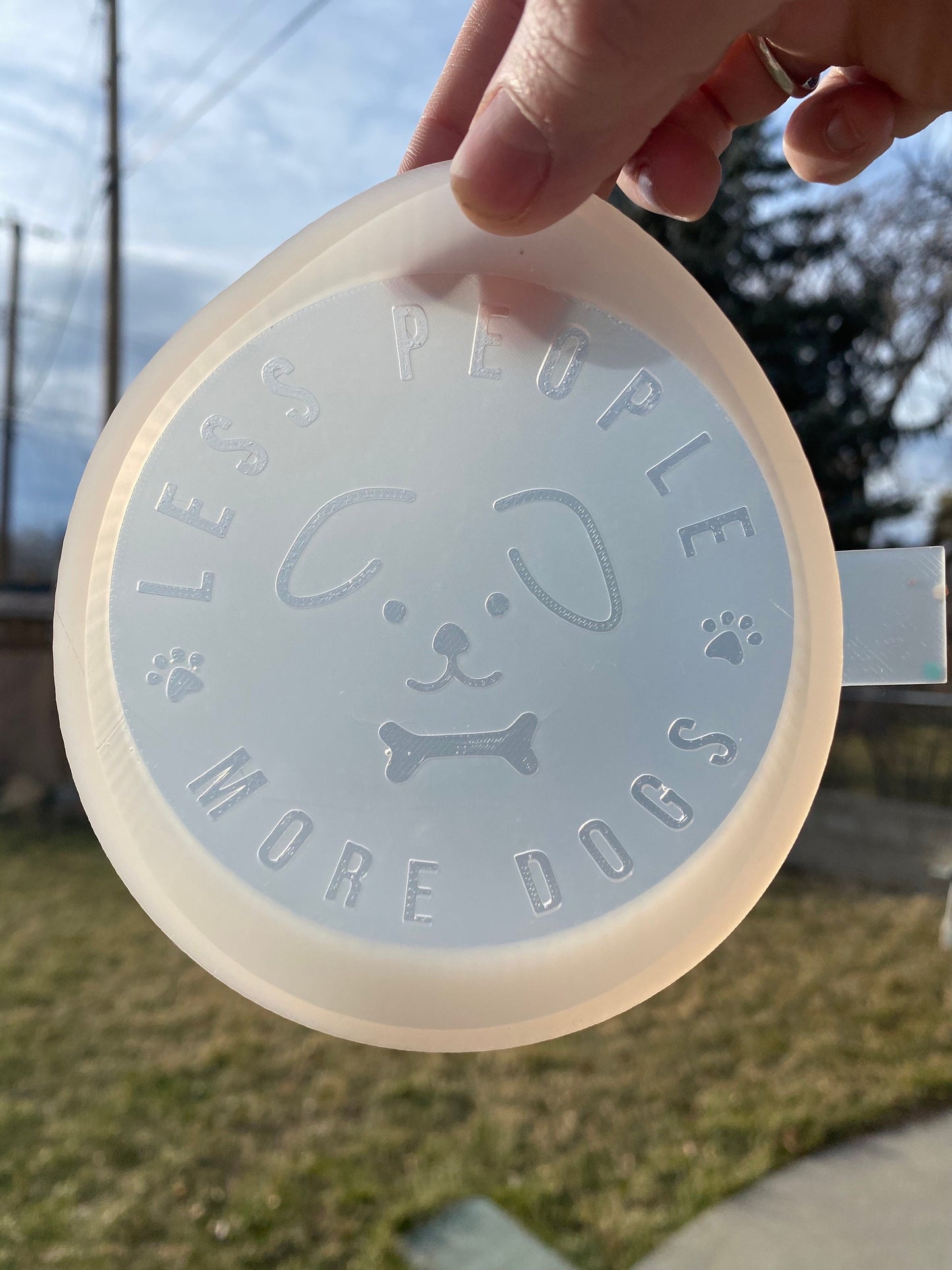 Less People More Dogs Freshie Silicone Mold, aroma bead, freshie making supplies, animal silicone mold, bestselling freshie molds, dog lover