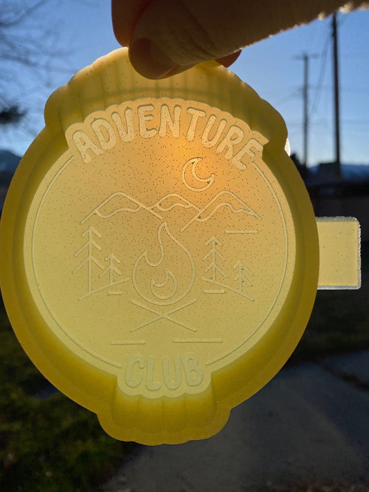 Adventure Club Freshie Silicone Mold, freshie making supplies, popular freshie, best selling freshies, summer freshies, camping outdoors