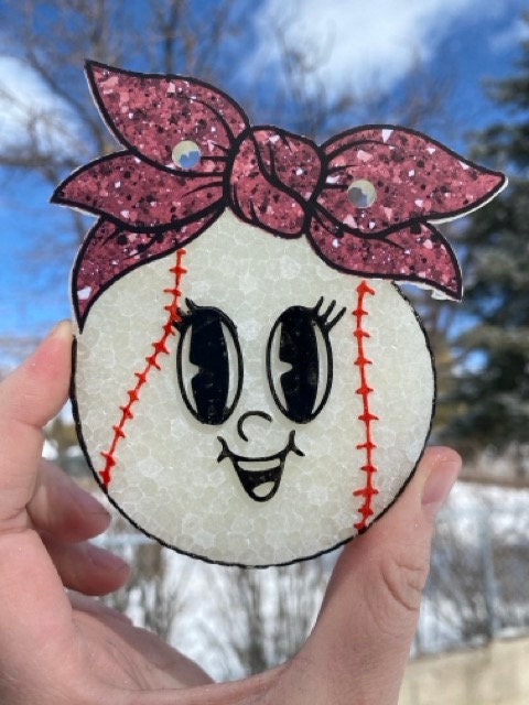 Baseball Mama Freshie Silicone Mold, softball mom aroma bead molds, freshie making supplies, cardstock sport mom mold, best selling freshies