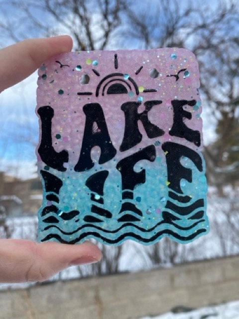 Lake Life Freshie Silicone Mold, aroma beads, freshie making supplies, popular freshie, best selling freshies, summer freshies, vacation