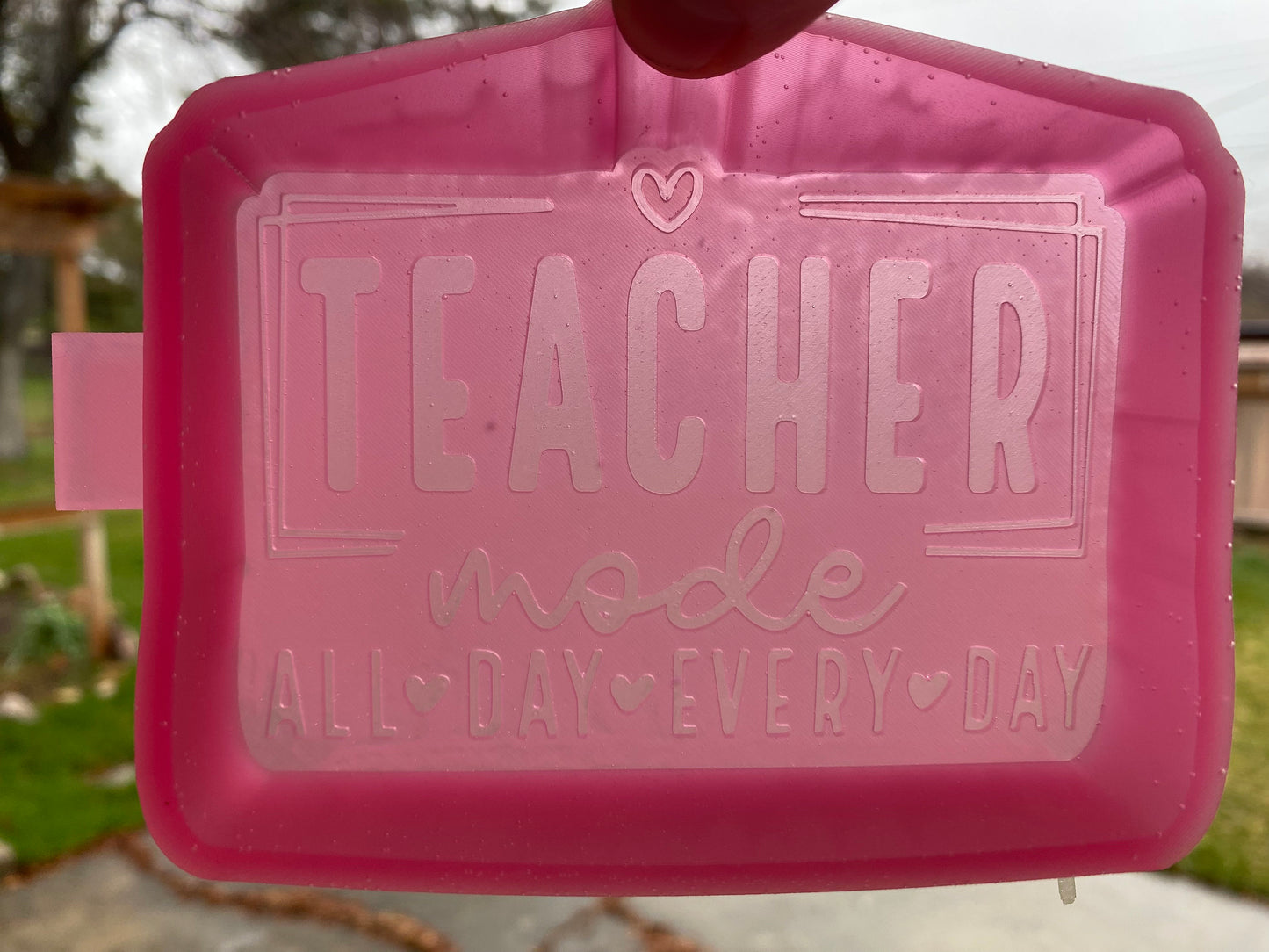 Teacher Mode Freshie Silicone Mold, freshie making supplies, silicone molds for teachers, freshie ideas for teaching, end of school year