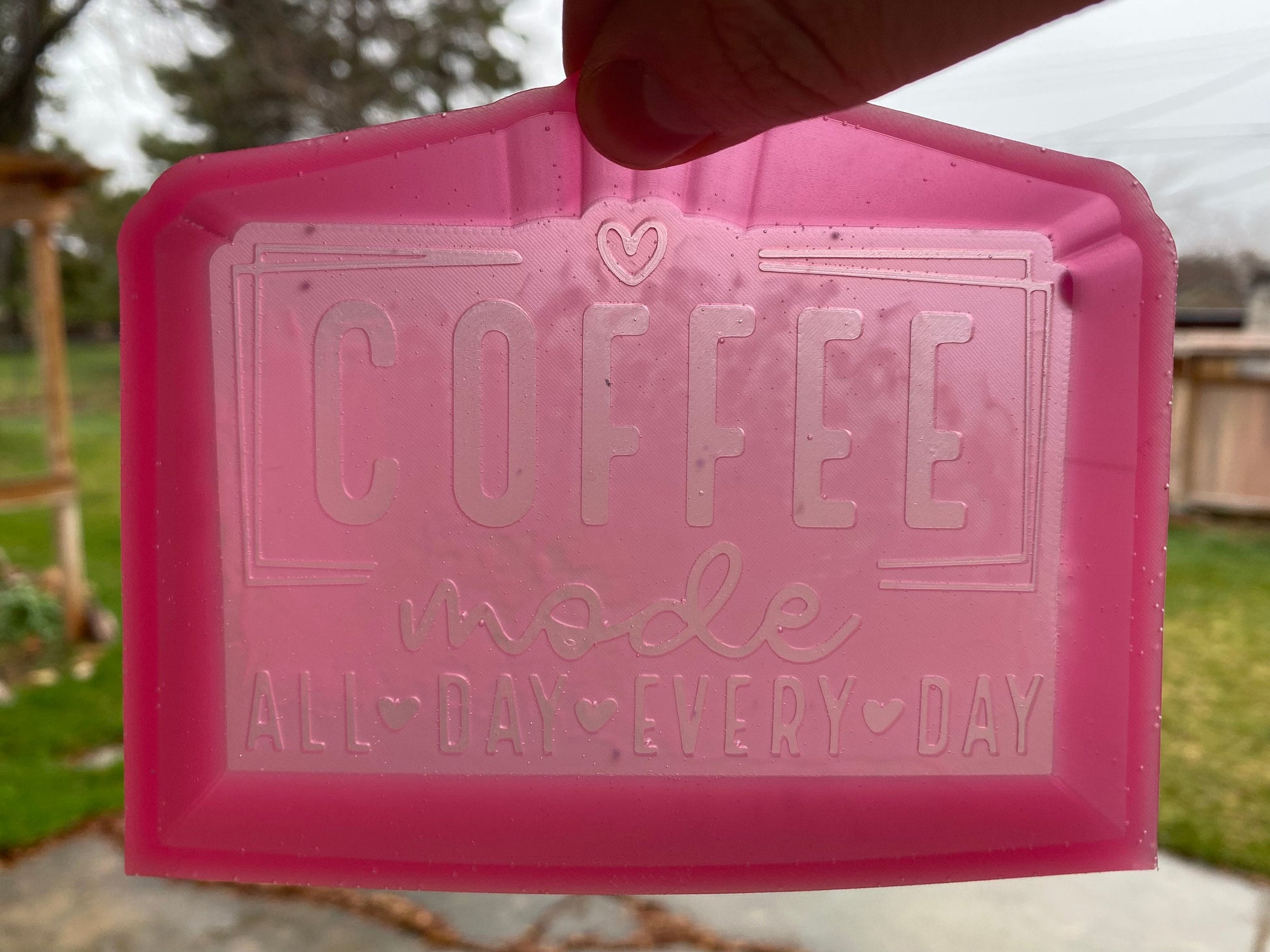 Coffee Mode Freshie Silicone Mold, bestselling freshie molds, heat safe silicone, soap mold, coffee queen, freshie supplies beginner
