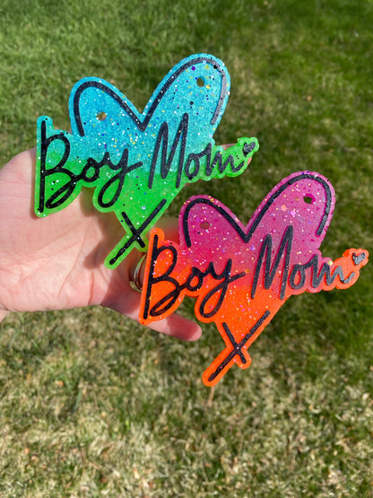 Mom of Boys Freshie Silicone Mold, bestselling freshie molds, boy mama freshie mold, mothers day freshie mold ideas, affordable freshie mold