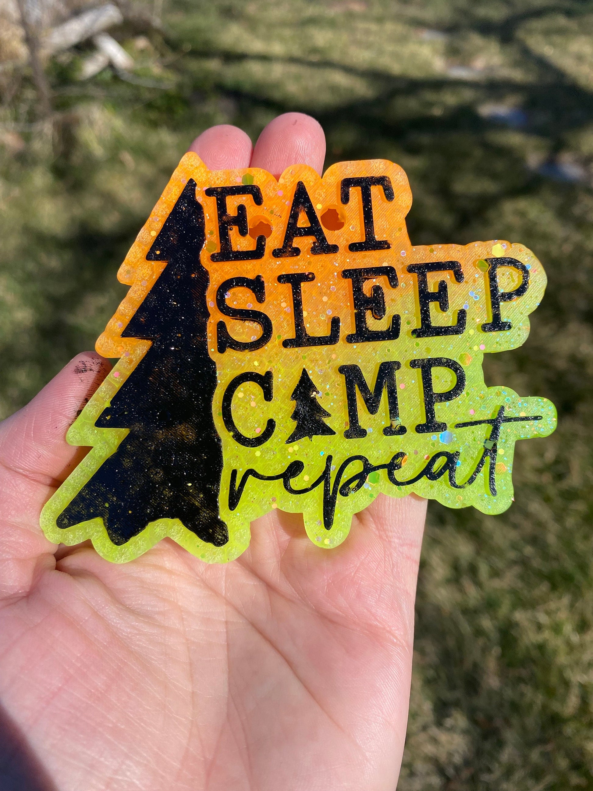 Eat Sleep Camp Repeat Mold