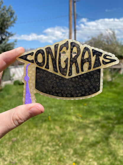 Graduation Freshie Mold, Grad Silicone Mold, Congratulations Grad Freshie Mold, Graduation Gift Freshie Mold, Senior Freshie Mold, popular